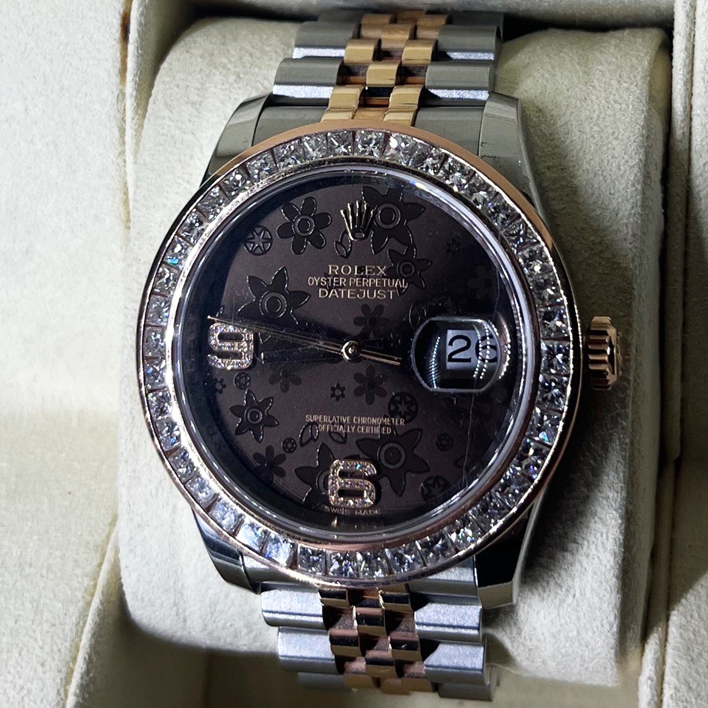 Rolex DATEJUST 36 Everrose Gold & Oyster Steel